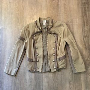 BCBGMazAzria army green jacket